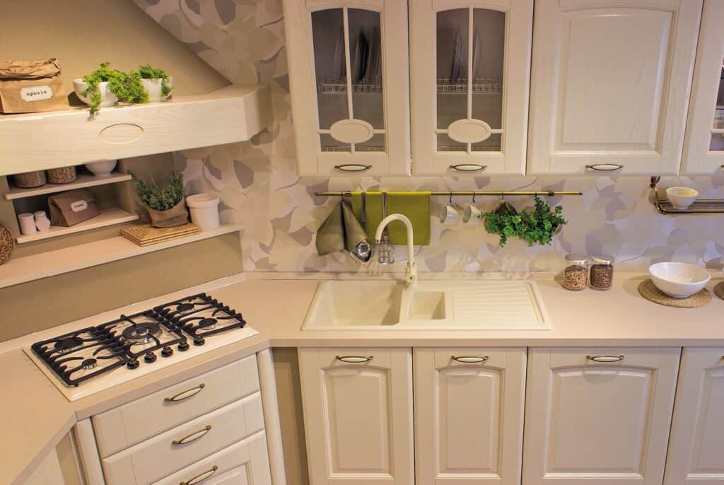 Plados Telma 的乡村风格厨房水槽  